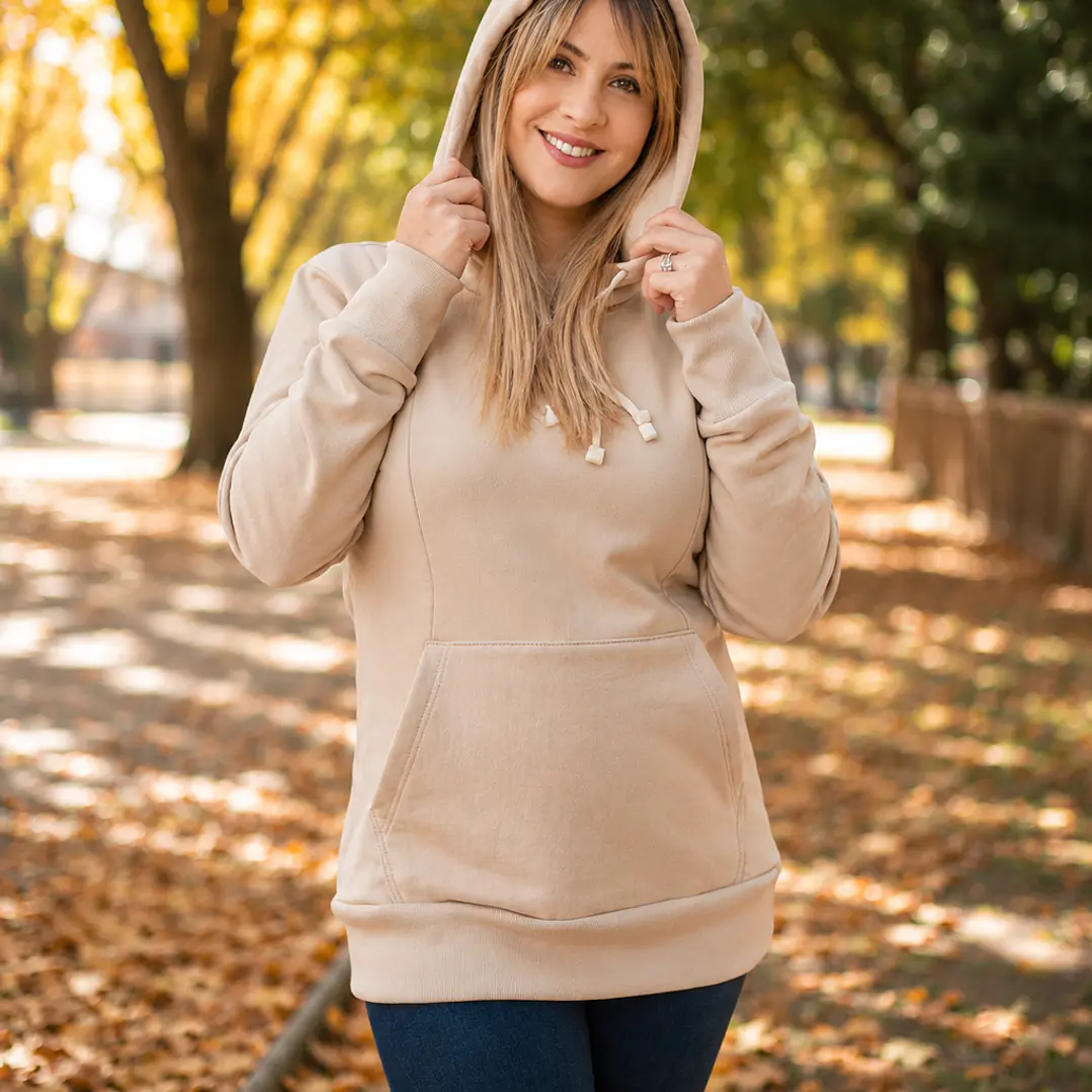 Polerón Lactancia Comfy Beig 3