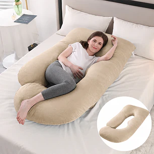 Almohada Maternal O – Soporte de Cuerpo Completo Beig