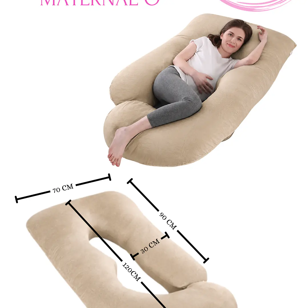 Almohada Maternal O – Soporte de Cuerpo Completo Beig 3
