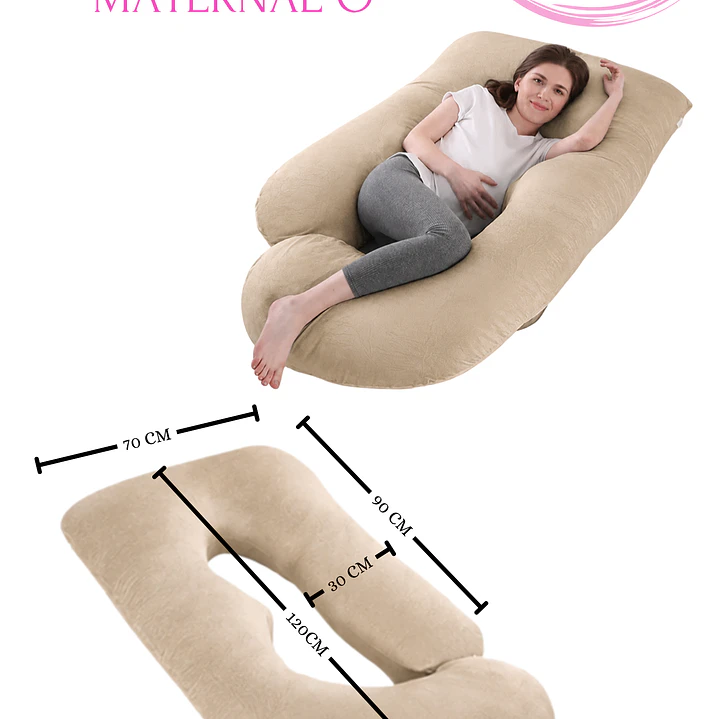 Almohada Maternal O – Soporte de Cuerpo Completo Beig 3