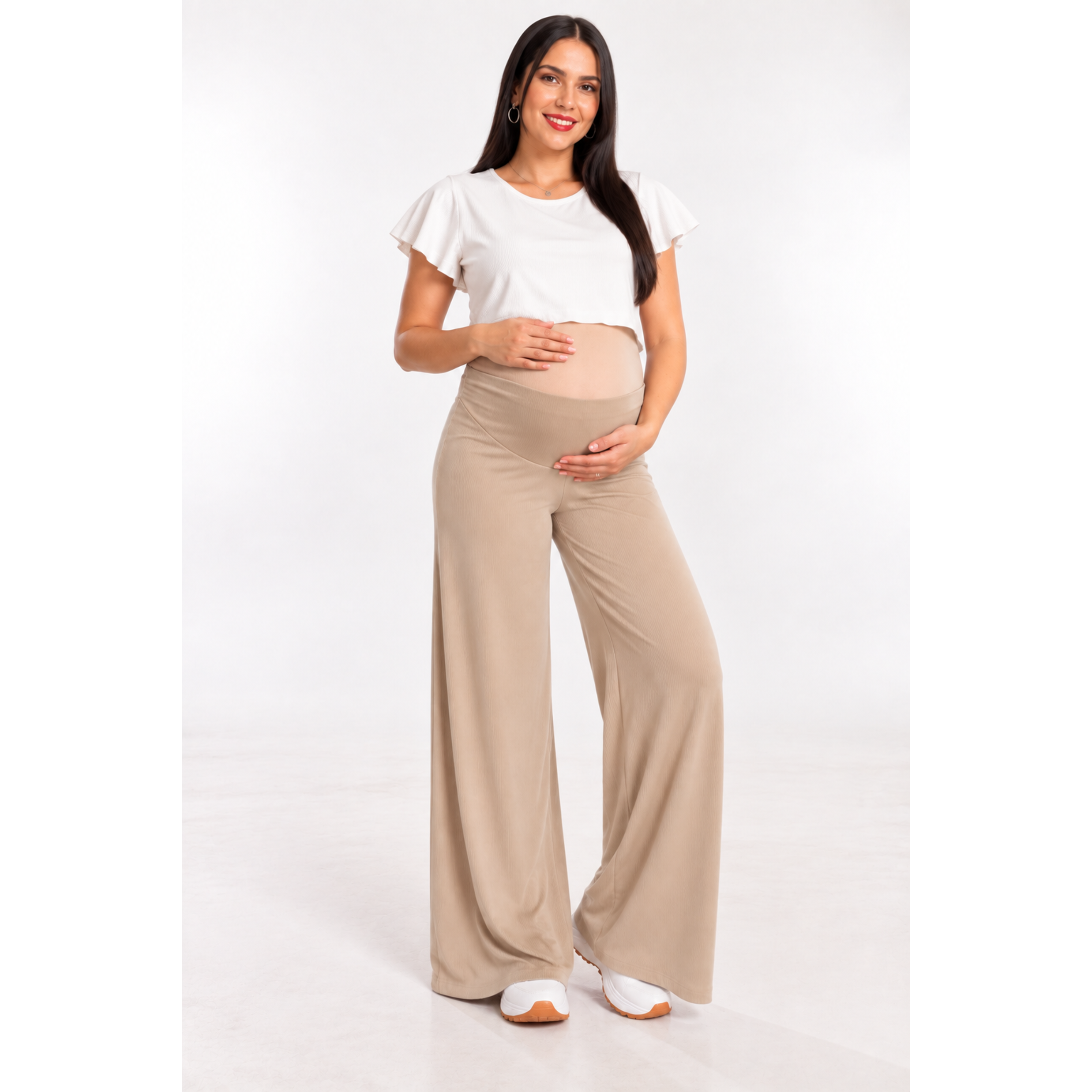 Palazzo Maternity Beig