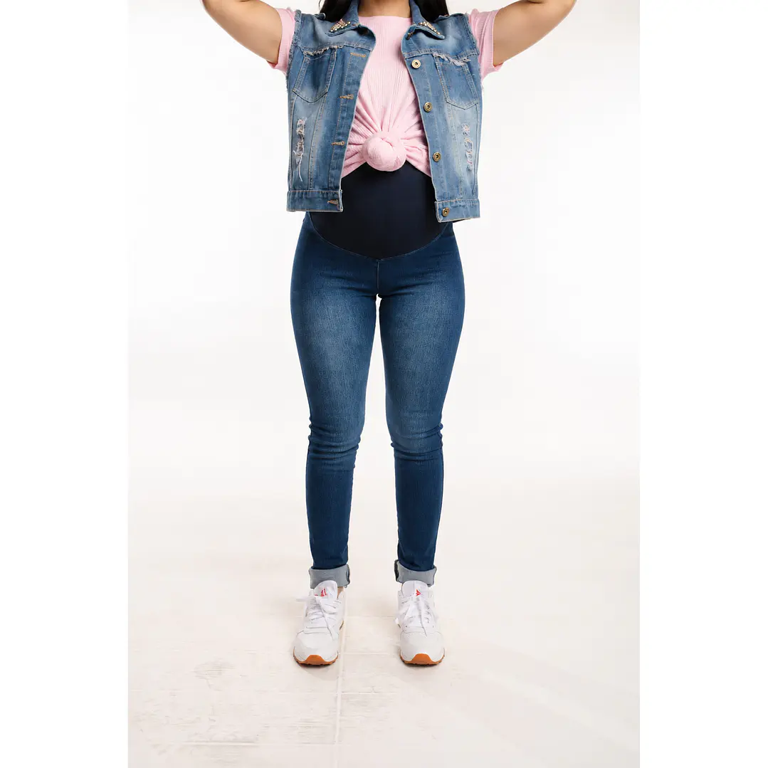Jeans Pitillo  Denim focalizado 5