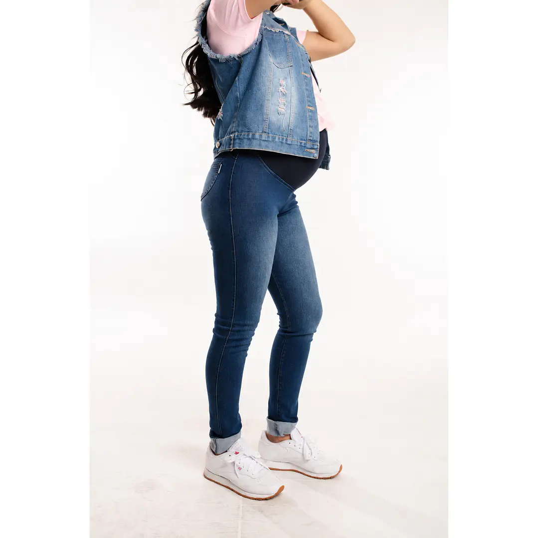 Jeans Pitillo  Denim focalizado 7