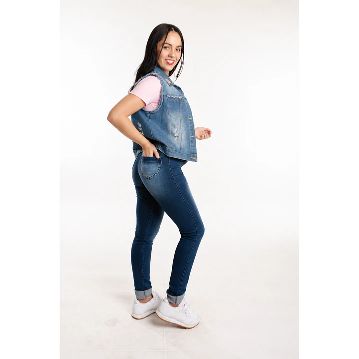 Jeans Pitillo  Denim focalizado 4