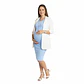 Vestido de Embarazo y Lactancia Ceci Celeste - Miniatura 2
