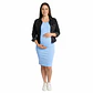 Vestido de Embarazo y Lactancia Ceci Celeste - Miniatura 3