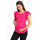 Polera maternal y de lactancia Ángel Fucsia - Miniatura 4
