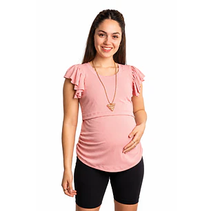 Polera maternal y de lactancia Ángel Rosa