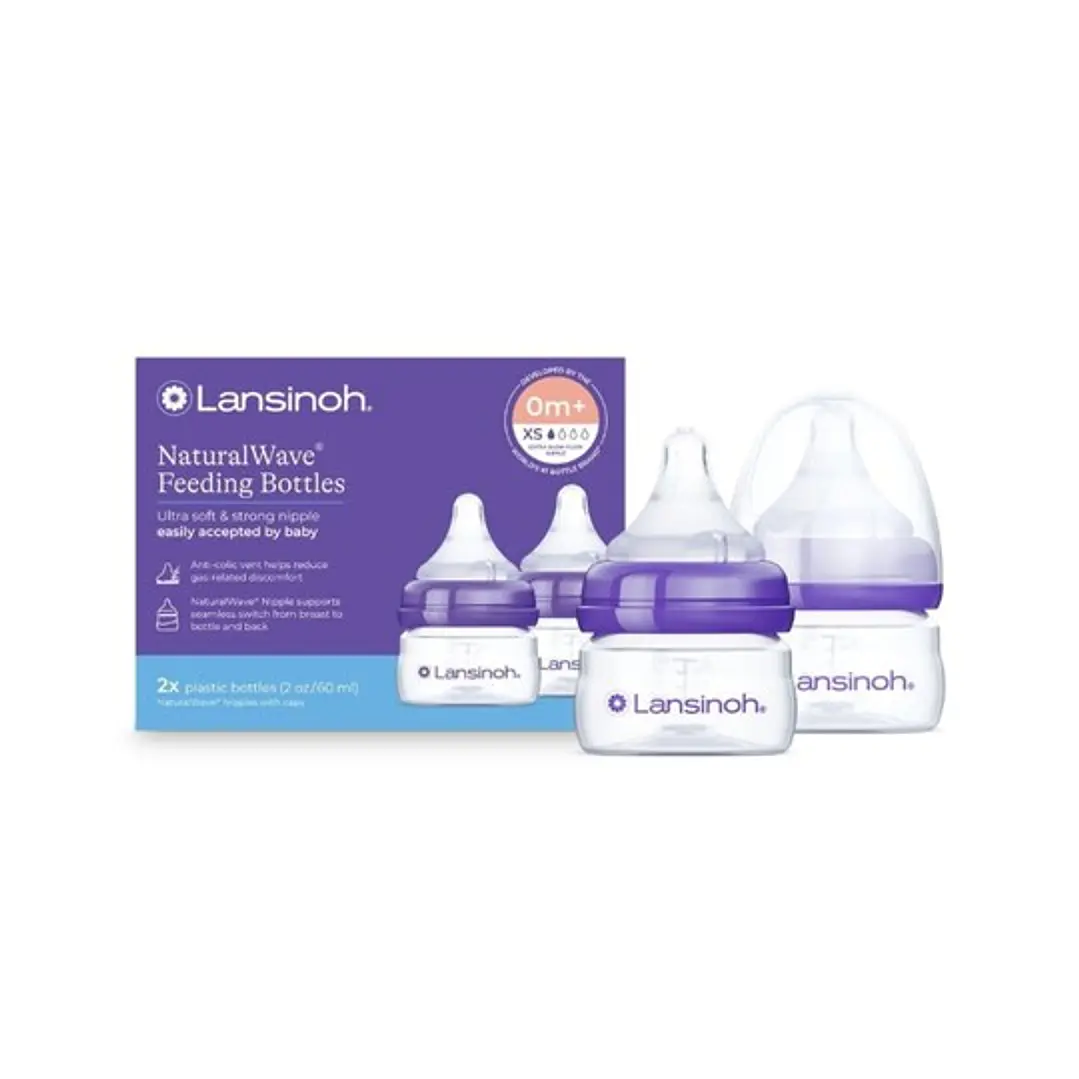 Set Mamaderas Lansinoh NaturalWave 60 ml x 2 1