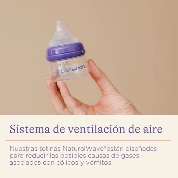 Set Mamaderas Lansinoh NaturalWave 60 ml x 2 4