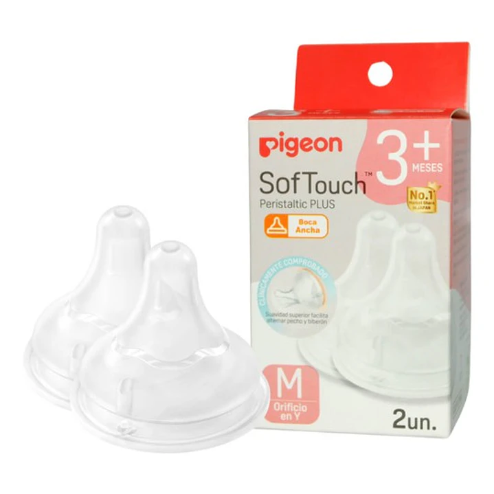 Tetinas de Repuesto Pigeon SofTouch M – 2 unidades 1