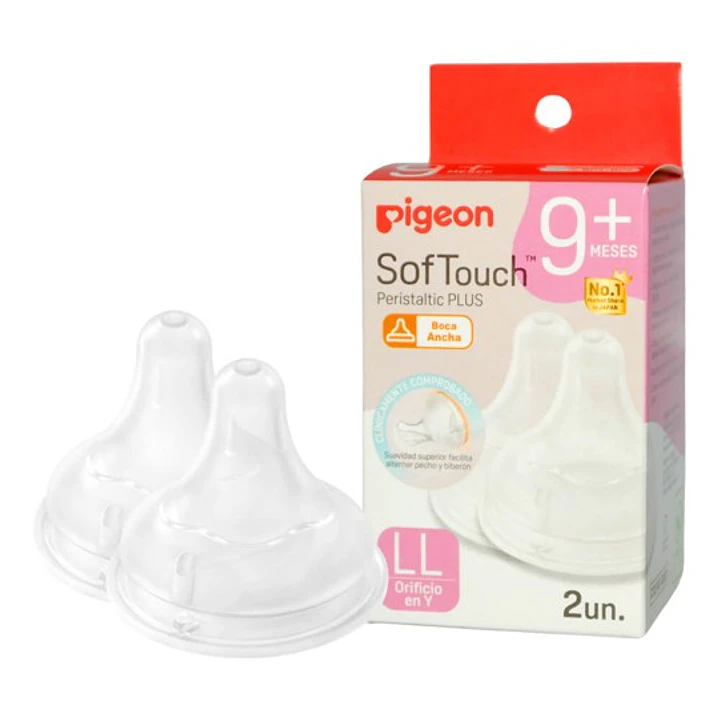 Tetinas de Repuesto Pigeon SofTouch LL – 2 unidades 1