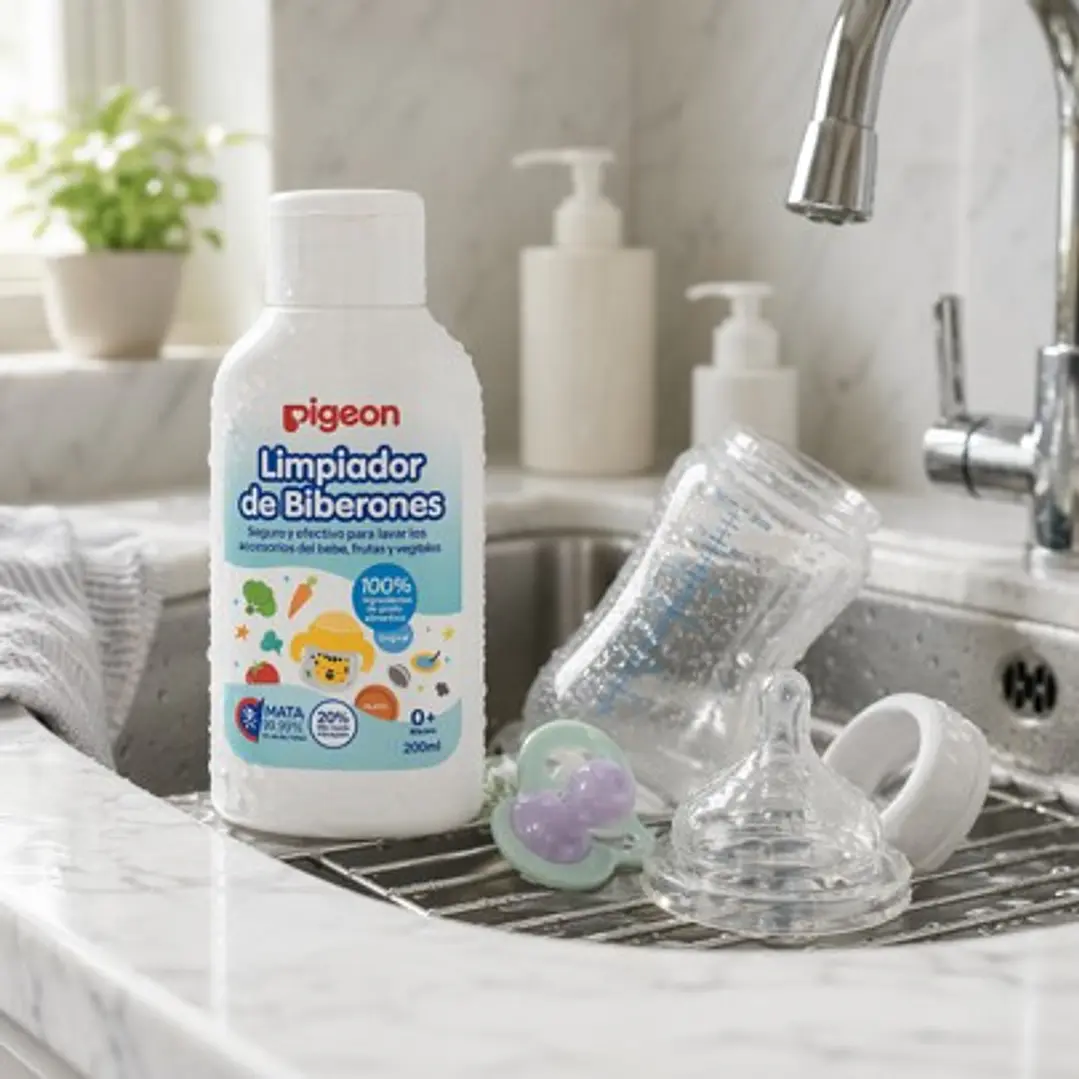 Limpiador de Biberones Pigeon 200 ml 3