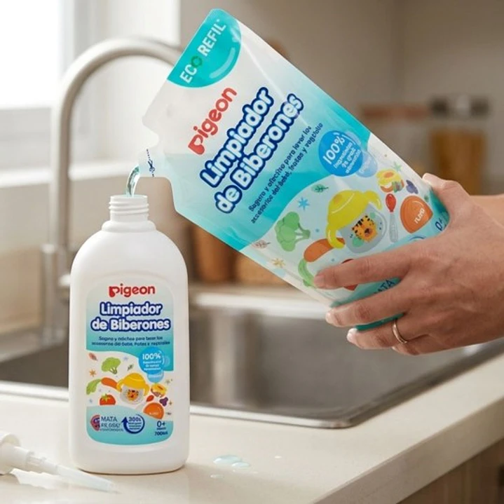 Limpiador de Biberones Pigeon – Recarga 650 ml 2