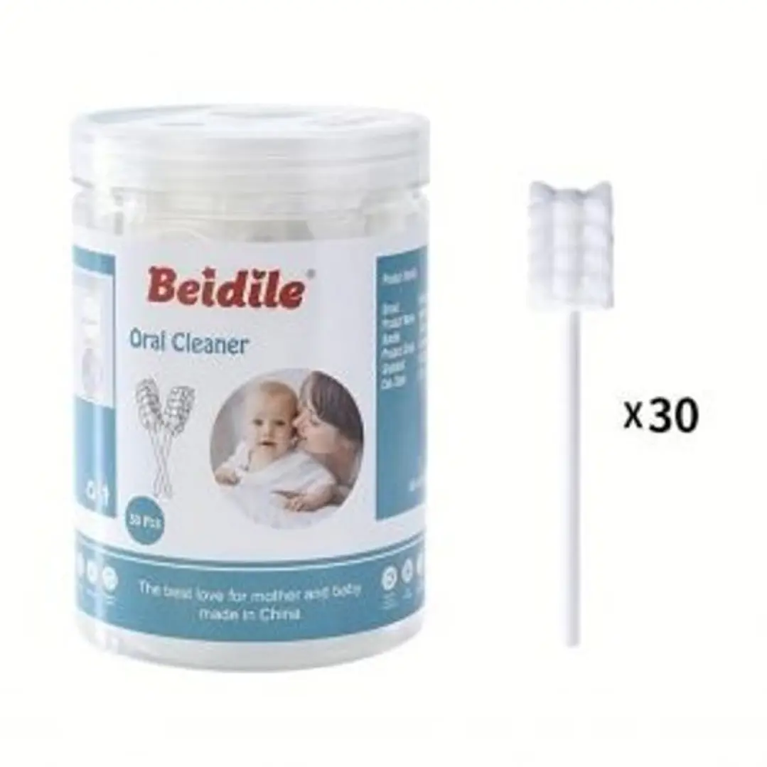 Higiene Bucal para Bebés – Hisopos desechables Beidile x 30 2