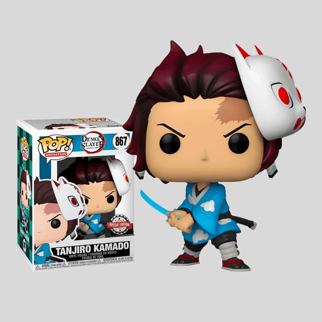 Tanjiro with Mask 867 Edición Especial - Demon Slayer Funko Pop!