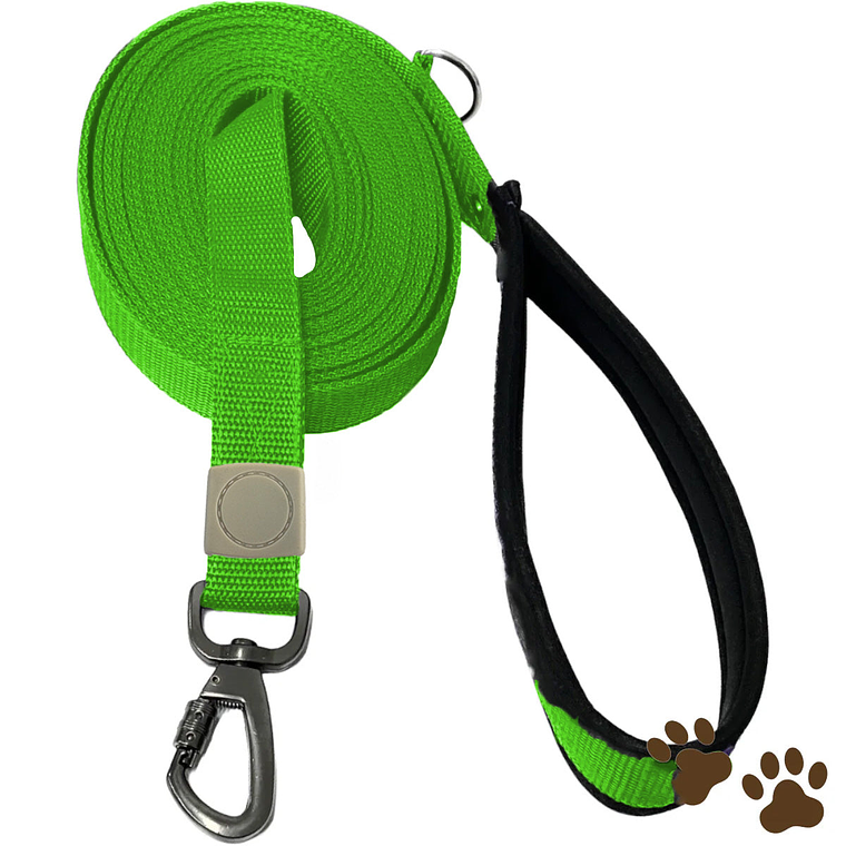 Correa Paseo Larga - Verde Neon 1