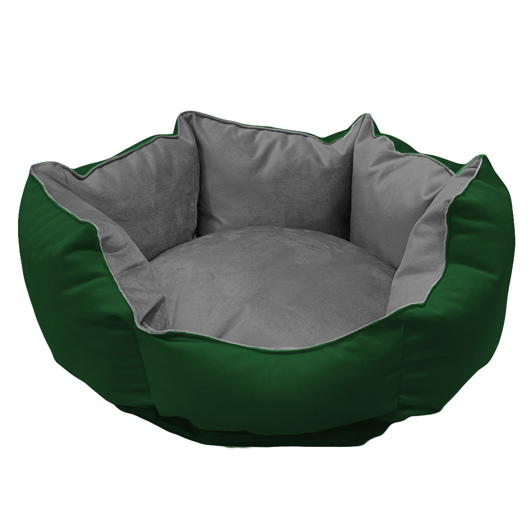 Cama Nido Antiestrés - Verde/Gris 1