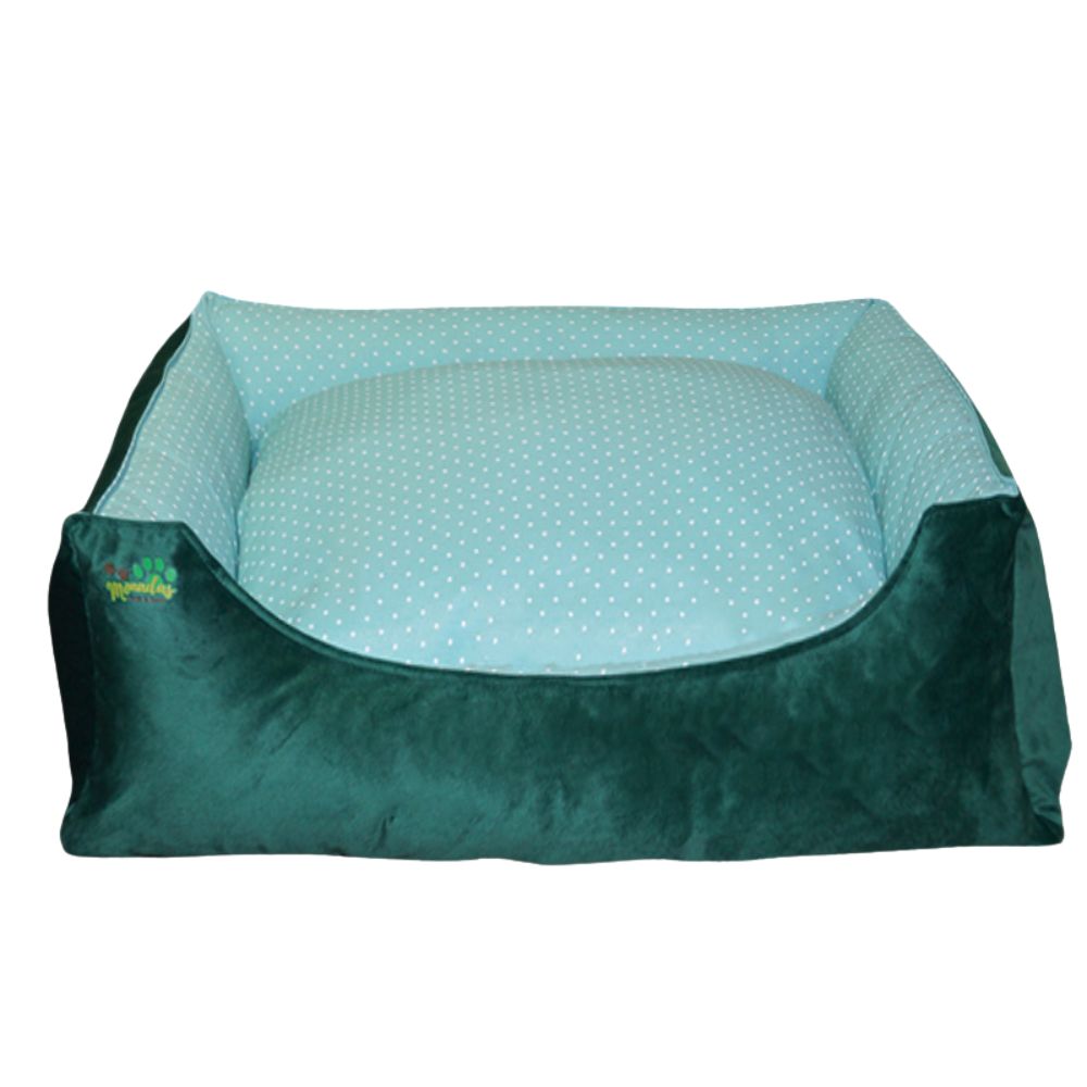 Cama Deluxe - Verde/Verde Lunares 1