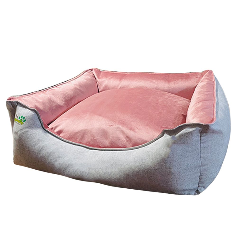 Cama Deluxe - Gris/Palo Rosa 1