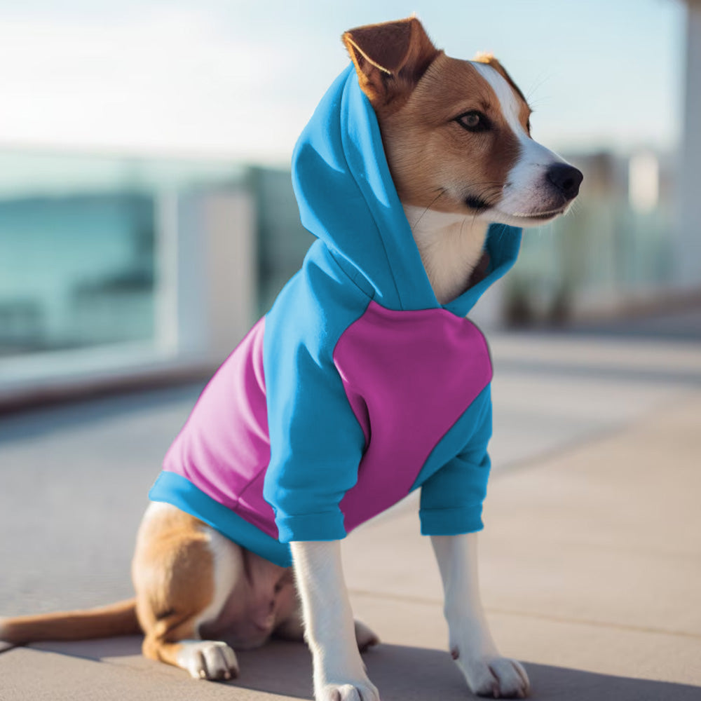 Poleron con Gorro Fucsia - Calipso 1