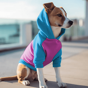 Poleron con Gorro Fucsia - Calipso