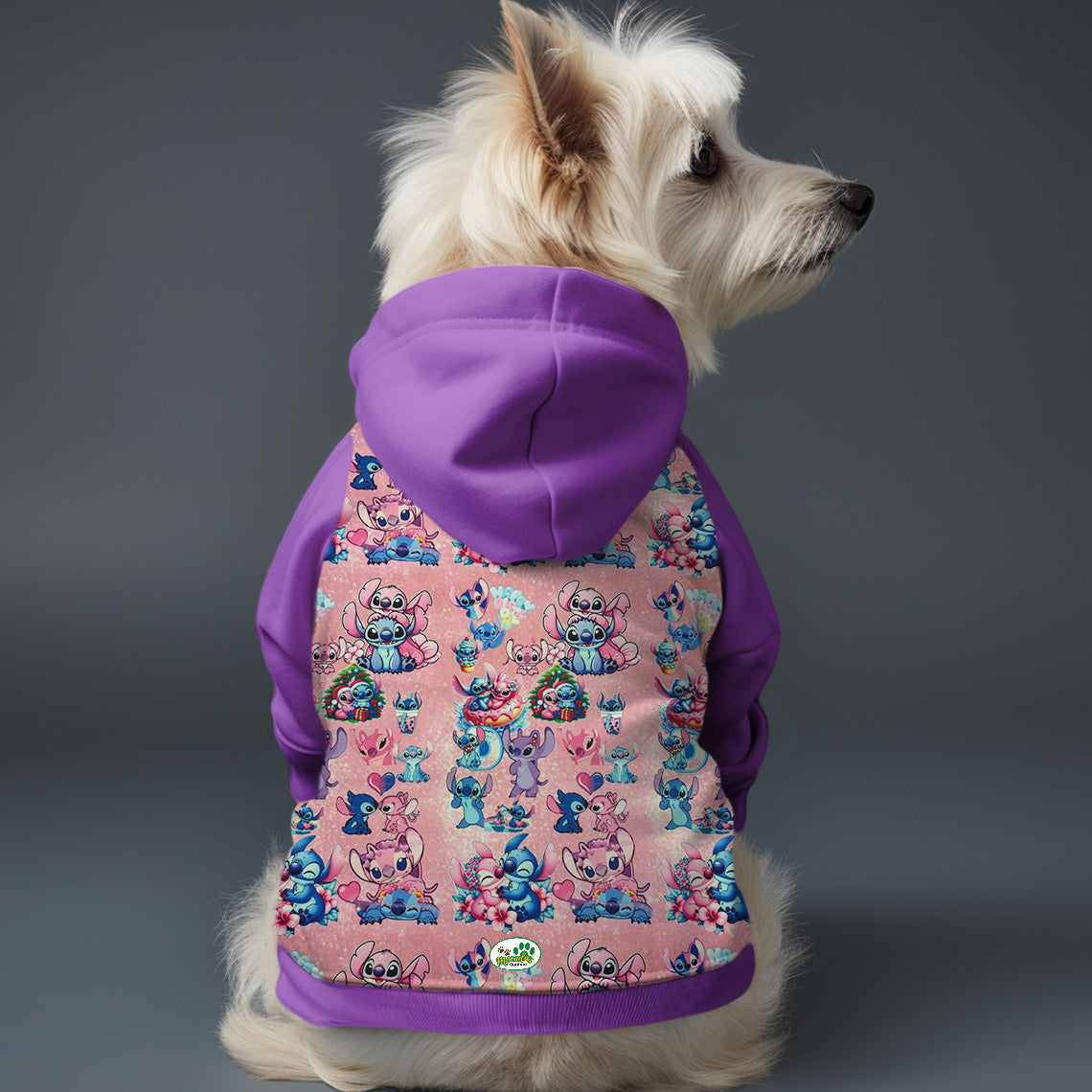 Poleron con Gorro Stitch y Angel 2