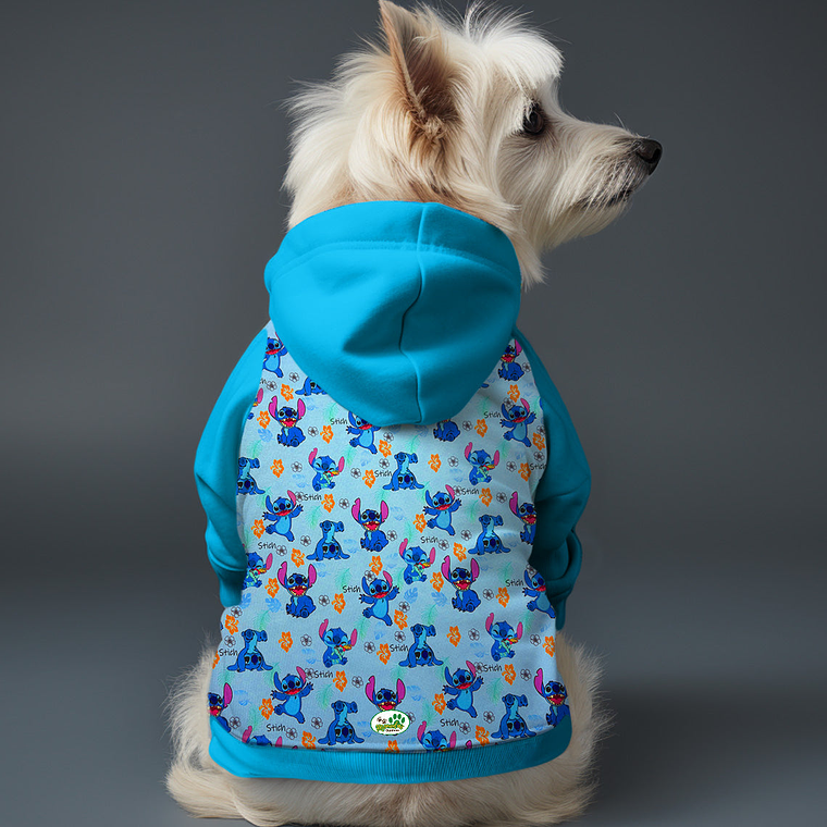 Poleron con Gorro Stitch 2 3