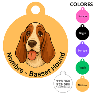 Medalla Basset Hound 2