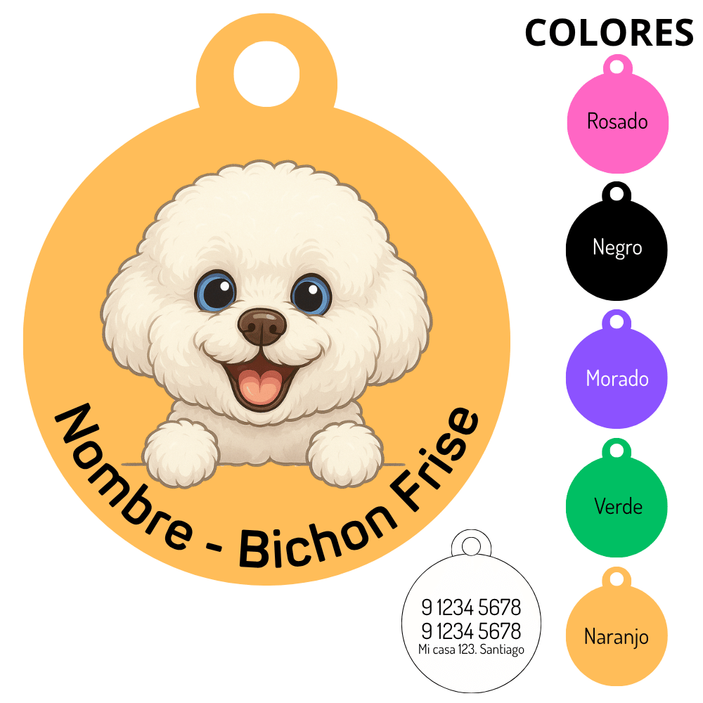 Medalla Bichon Frise- COPIAR 1