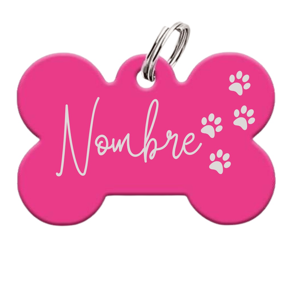 Medalla Grabado Laser Fucsia 1