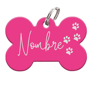 Medalla Grabado Laser Fucsia