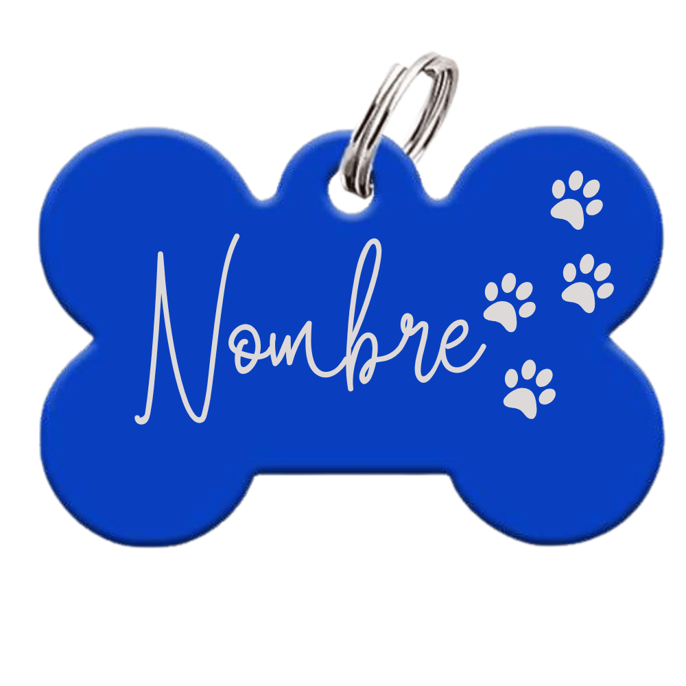 Medalla Grabado Laser Azul 1