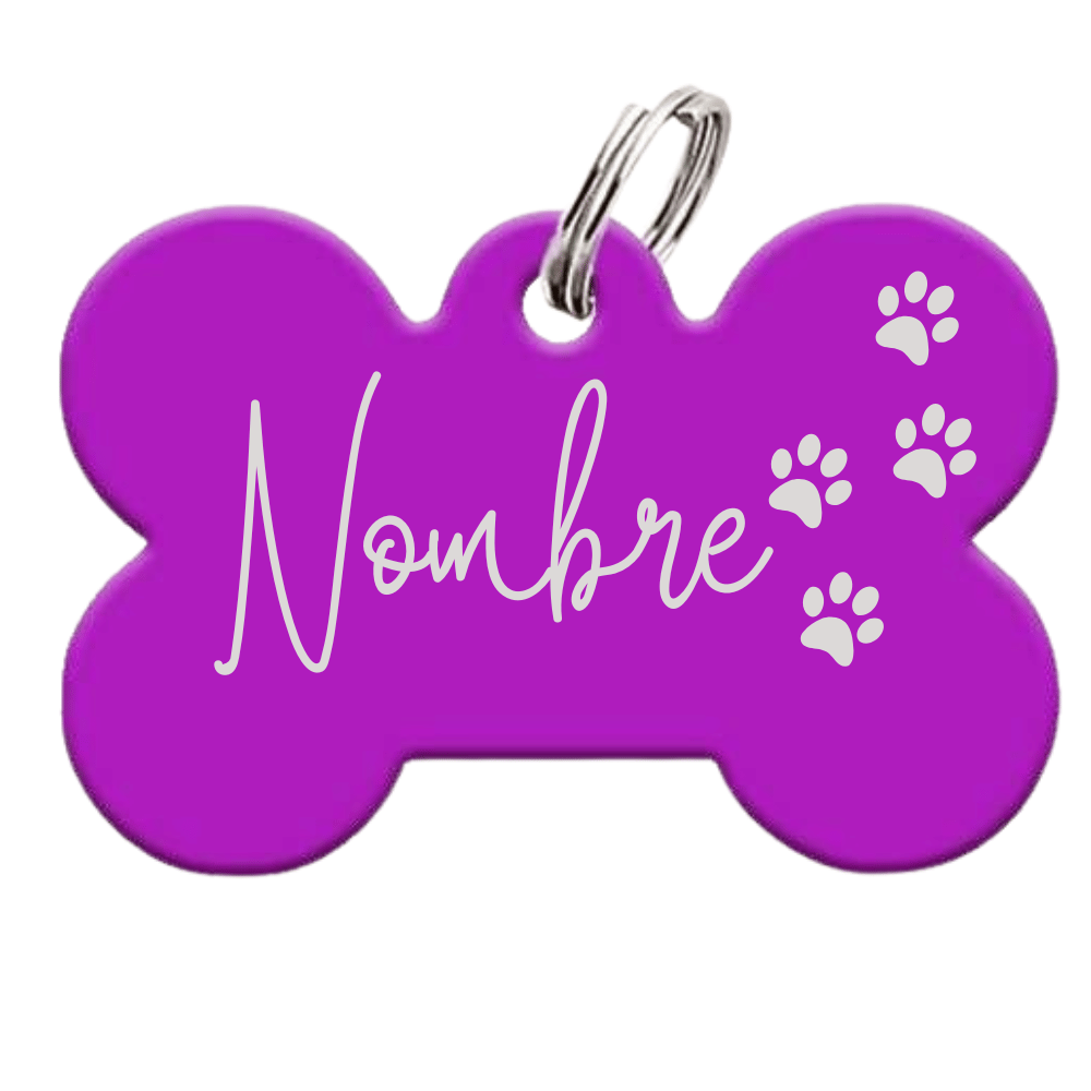 Medalla Grabado Laser Morado 1