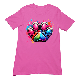 Polera Unisex Pet Lover Huella