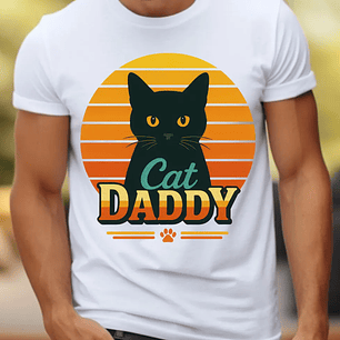 Polera Unisex Cat Daddy