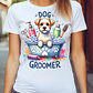 Polera Unisex Peluquero canino Groomer - Miniatura 1