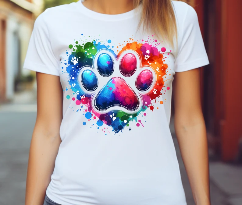 Polera Unisex Pata colorida 1