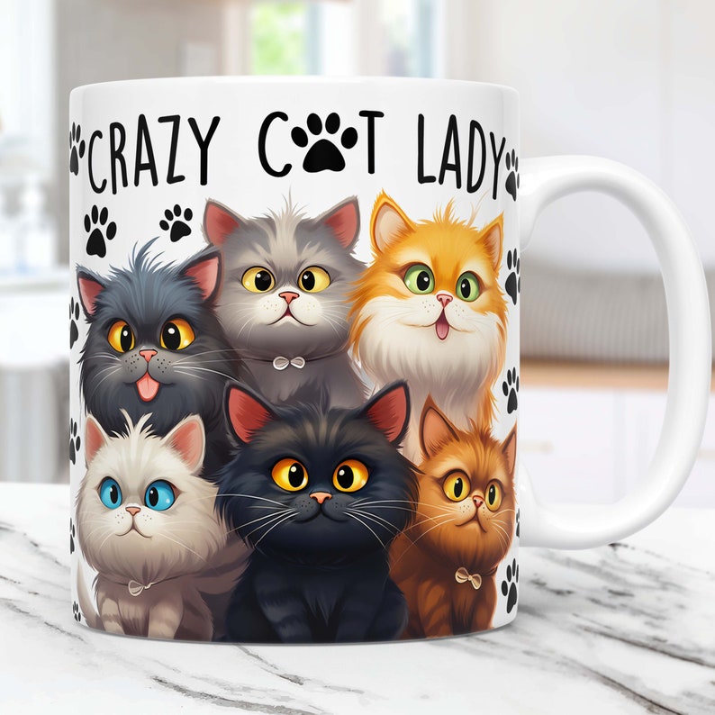 Tazón Crazy cat lady 1