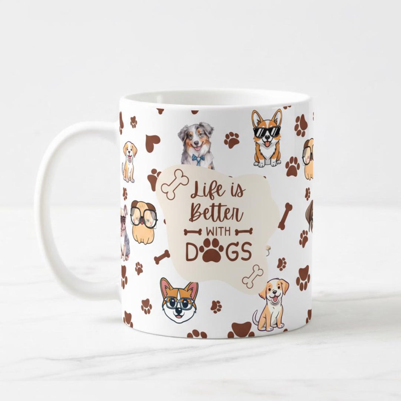 Tazón Life is better whit dog 1