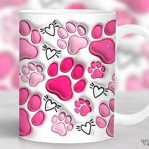 Tazón Huellas infladas