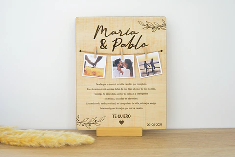 Marco dedicado con pinzas