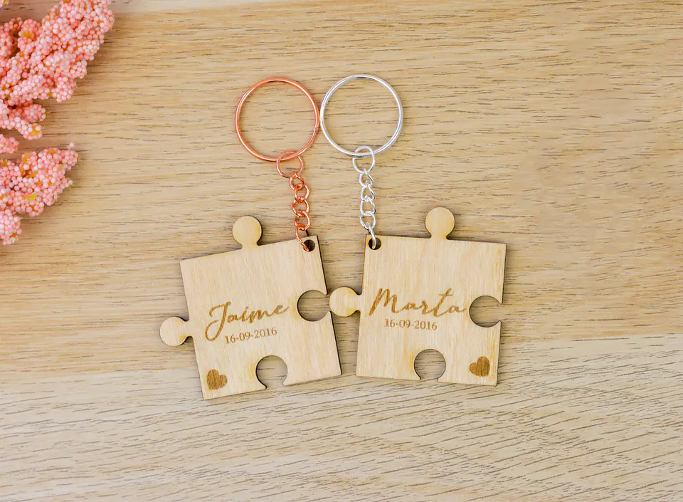 Llavero puzzle 2 piezas 1