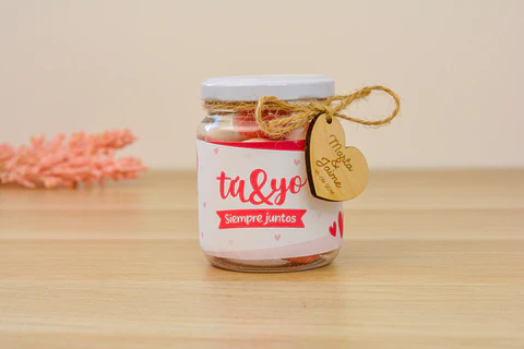 Tarro de chuches para enamorados