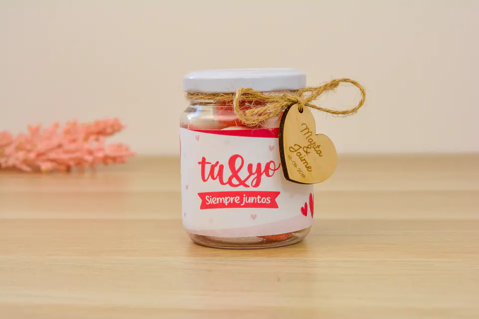 Tarro de chuches para enamorados 1