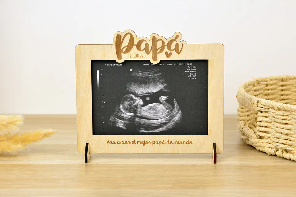 Marco Papá con frase personalizada 2