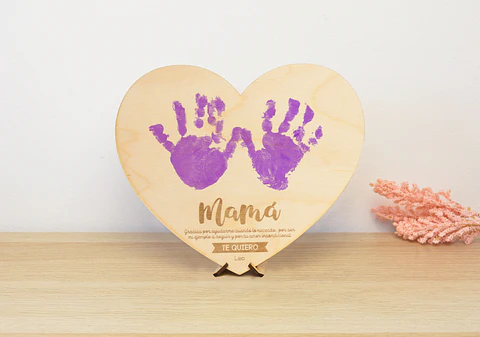Placa huellas para Mamá