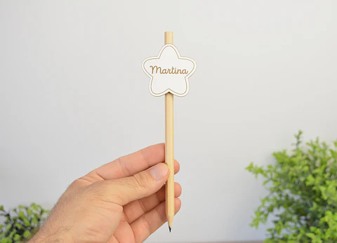 Lápiz con estrella