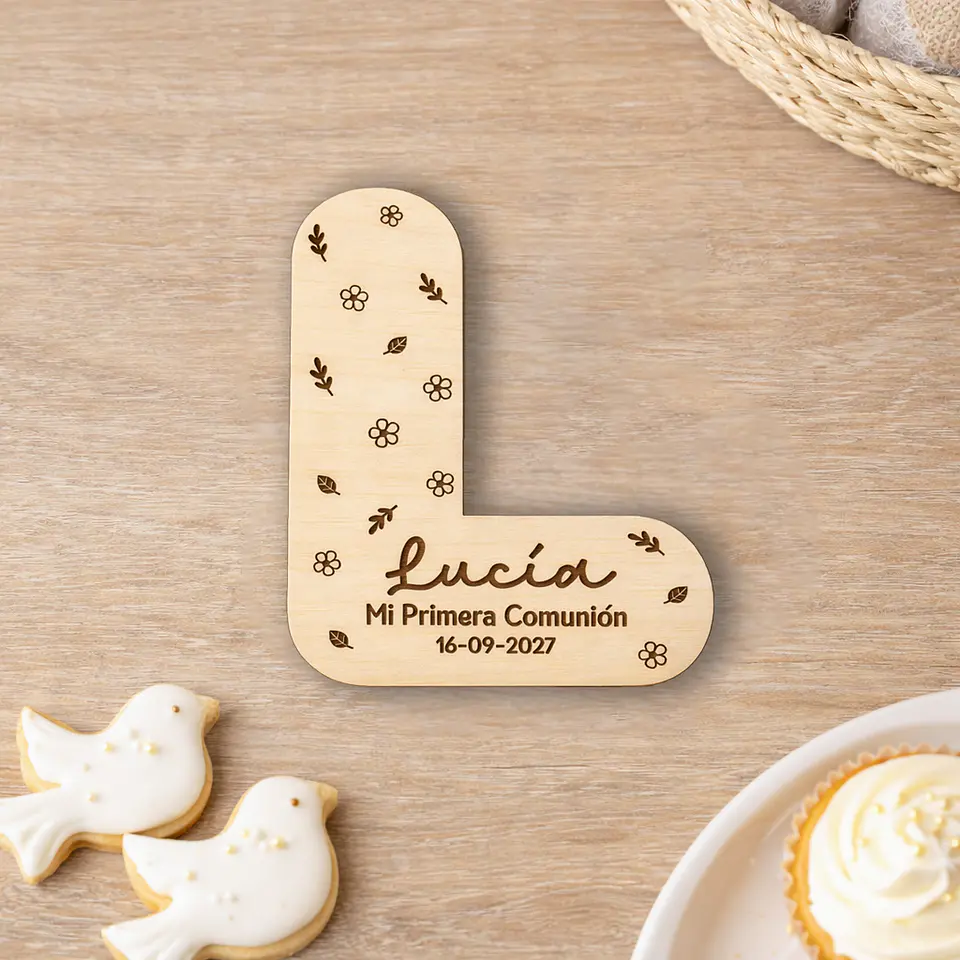 Inicial madera con imán 2