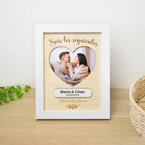 Marco personalizado "Sois los siguientes"